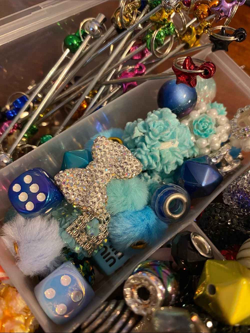 Bead Bundle Keychain Bag charm kit New - Picture 9 of 17